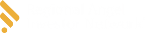 Regional Angels Investor Network logo - A stylized image of an angel with wings representing the Australian network of investors and startups supported by the Regional Angels Investor Network.