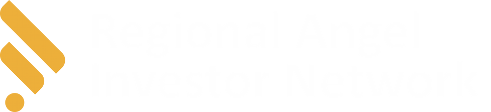 Regional Angels Investor Network logo - A stylized image of an angel with wings representing the Australian network of investors and startups supported by the Regional Angels Investor Network.